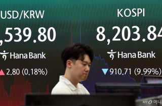 달러 강세·외국인 증시 이탈에 환율 1539.1원…장중 1540원대도