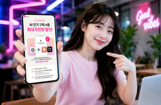 LGU+, '휴대폰 결제'시 생성형 AI 45% 할인 프로모션 개최