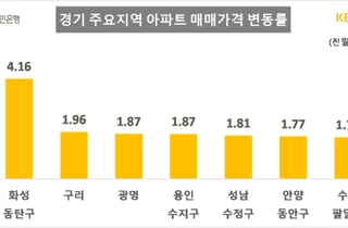 "1년 새 12억→22억"...'셔세권' 동탄 아파트 6월 4.16% 급등, 전국 1위