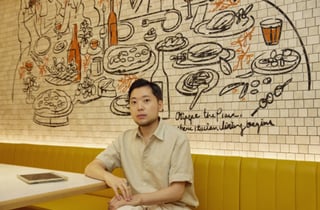 "벽화 속 인물이 나라면 어떨까"…올리페페가 그린 이탈리아의 식탁