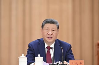대미·경제·기술 메시지 톤다운…'당 영도'에 방점 찍은 시진핑