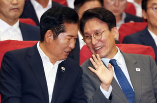 明文 통합 외침에도…'돌아온' 김민석 '호남행' 정청래, 신경전 가열