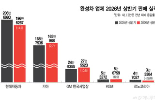 잘 달린 기아, 상반기만 163만대 팔았다