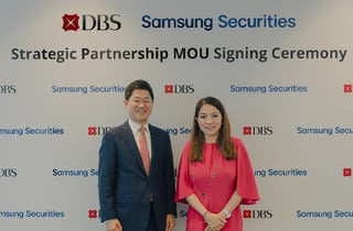 삼성증권, 싱가포르 DBS와 MOU…"글로벌 자산 관리 플랫폼 구축"