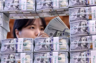 외환보유액 3.7억불 늘어…국민연금 외환스왑에도 예치금 증가