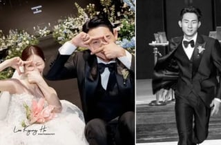 '용원게이' 장용원, 미모의 '여성'과 결혼…3년 연애 결실