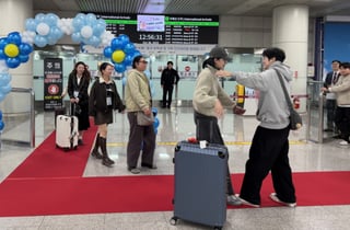 청주공항에 외국인 2배 늘어났다…"서울 대신 지역 놀러왔죠"