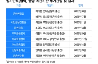 '대물림 방지법'에 더 치열해졌다..'금융권 넘버2' 자리싸움