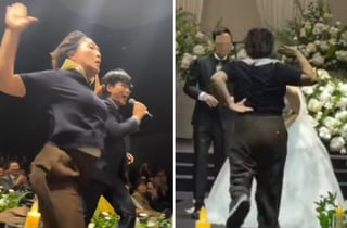 박은영 결혼식 뒤집은 '이수지 흠뻑쇼'…열정적 축하무대 '감탄'