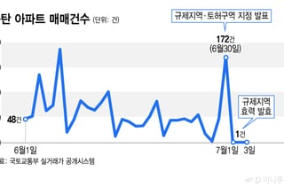10억 찍은 아파트도 6억대 급매…동탄 집주인들 규제 전날 '막차 행렬'