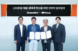 혁신의 숲-리멤버, 스타트업 채용 생태계 혁신 맞손