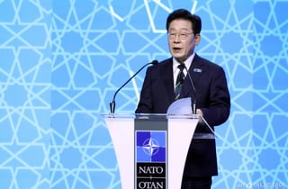 李대통령, NATO 방산포럼서 "유럽 넘어 IP4로 확장…정부 역할 중요"