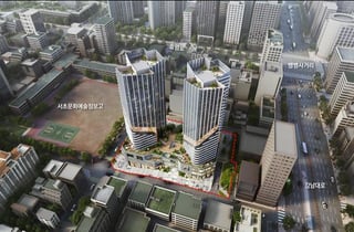 양재역 인근 강남대로 이면부 재정비…25층 주거복합으로 탈바꿈