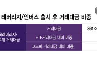 '2배 ETF' 뜨자… 변동성 2배 뛰었다