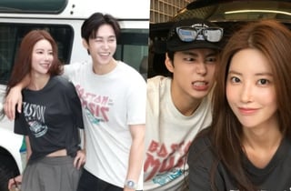 "대놓고 럽스타" 열애 깜짝 공개한 스타커플...광고 촬영장서 '달달'