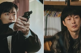 '결혼의 완성' 남궁민, 박병은과 살벌 대면...총구 겨누고 격렬 몸싸움