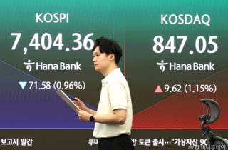 맥 못 추는 삼전닉스, 7천피 '와르르'…외인·기관 무섭게 팔아 치운다