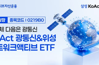 'KoAct 광통신&위성네트워크액티브' ETF, 14일 상장