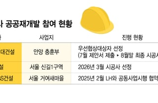 대형 건설사 공공재개발 '러시'…롯데건설도 출사표