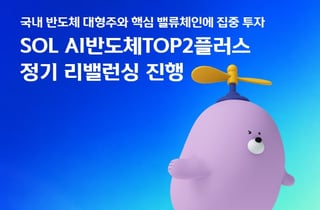 'SOL AI반도체TOP2플러스' 정기 리밸런싱… "전공정 기업 편입"