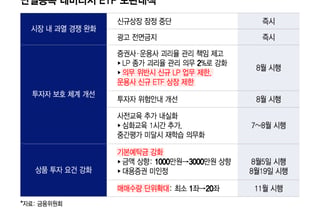 "단일종목레버리지, 예탁금상향·20좌 묶음판매시 시총 4조원으로 줄 것"