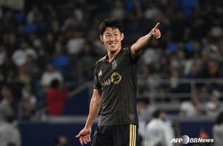 드디어 리그 첫 골 터졌다! 손흥민, '환상 대각선' 슈팅 쾅! 237일 만에 활짝 웃음! LAFC, 엘 트라피코전 3-0 완승