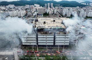 쿠팡 물류센터 대형 화재에 국토부, 화재 안전 TF 가동