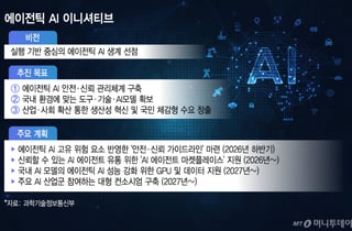전 국민 '1人 1 AI 에이전트' 시대 연다…플래그십 프로젝트 예고