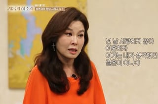 외제차·53평 아파트 갖고도…홍지민" 남편, 결혼 7년째 이혼하자고"