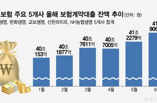 생보사 5곳 보험약관대출, 5개월만에 1.9조 이례적 급증