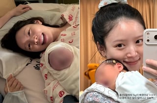 '윤수영♥' 김지영, 출산 6일 만에 부기 뺀 근황…"7kg 빠져"
