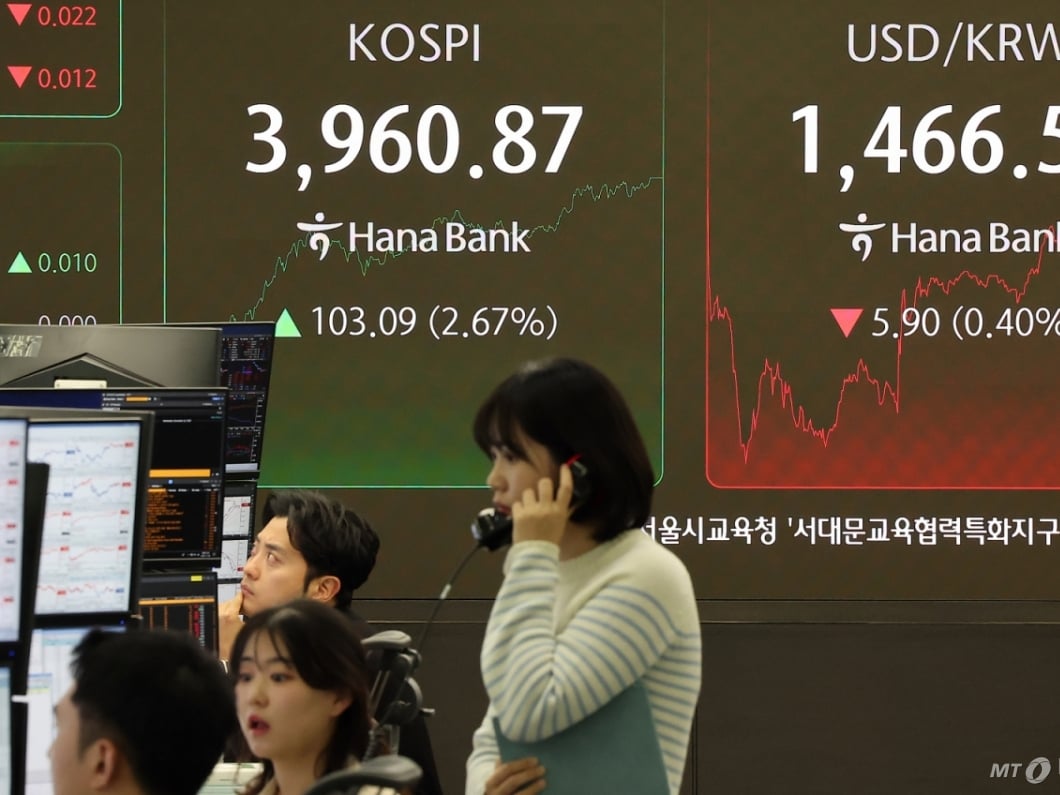 정부 외환 간담회·달러 약세…원/달러 환율 1460원대로↓ - 머니투데이