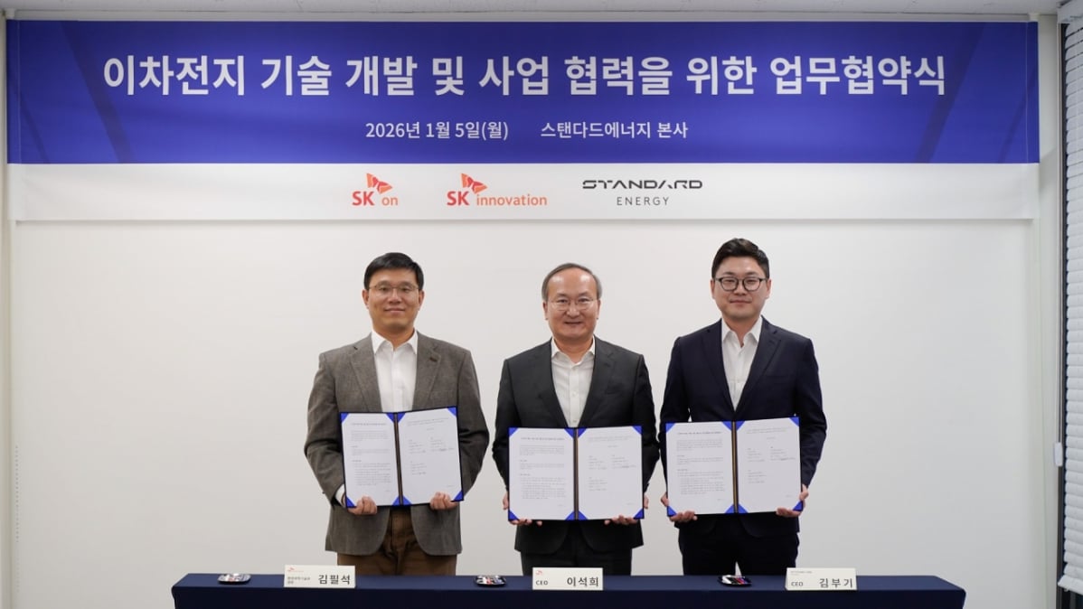 스탠다드에너지, SK온·SK이노베이션 맞손…