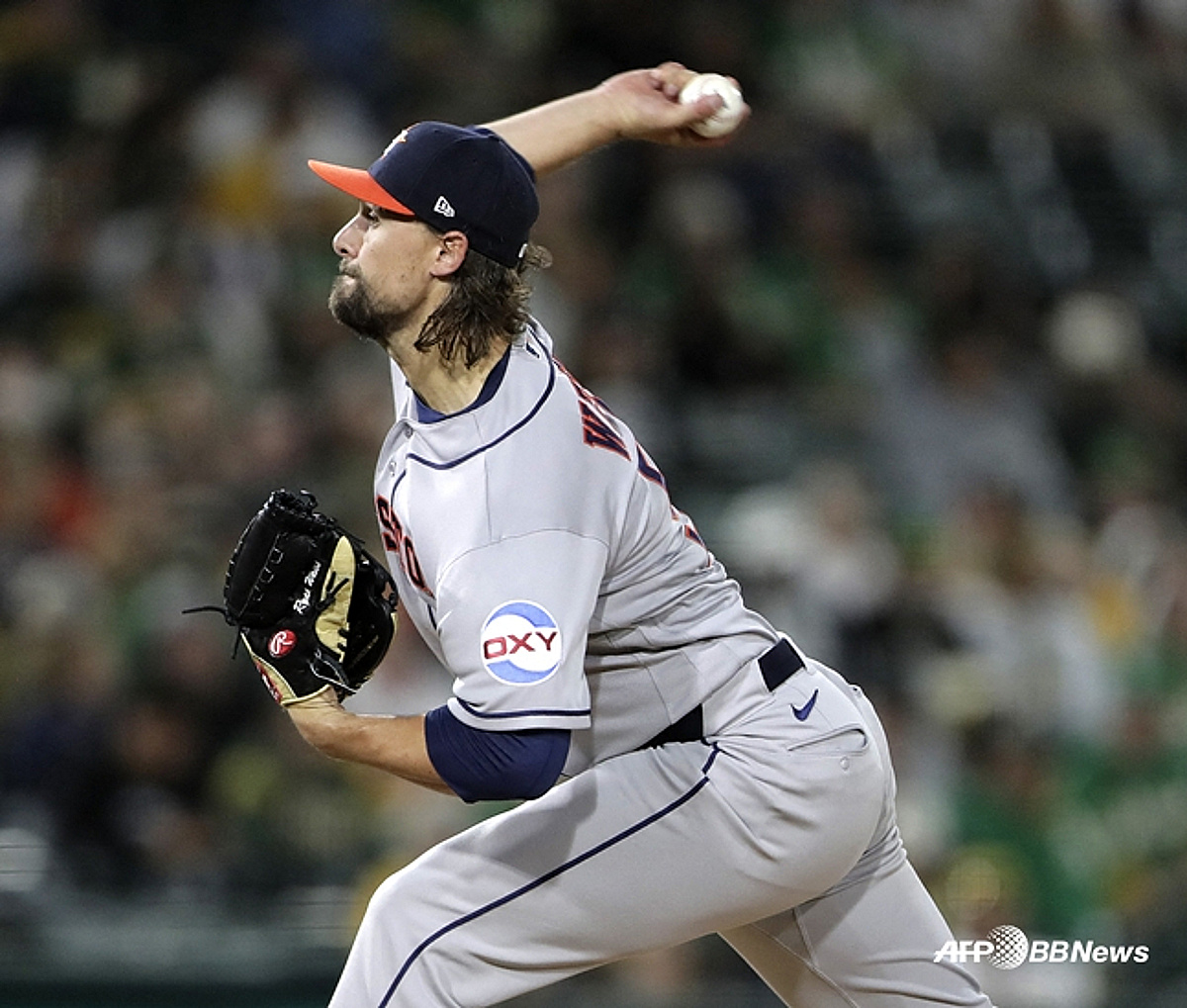 휴스턴 애스트로스 라이언 와이스 등판 장면