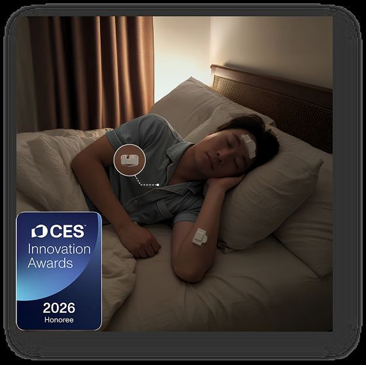 수면다원검사 한계 넘다...AI 웨어러블 수면진단 '테드림' CES 혁신상 - 뉴스 썸네일 이미지