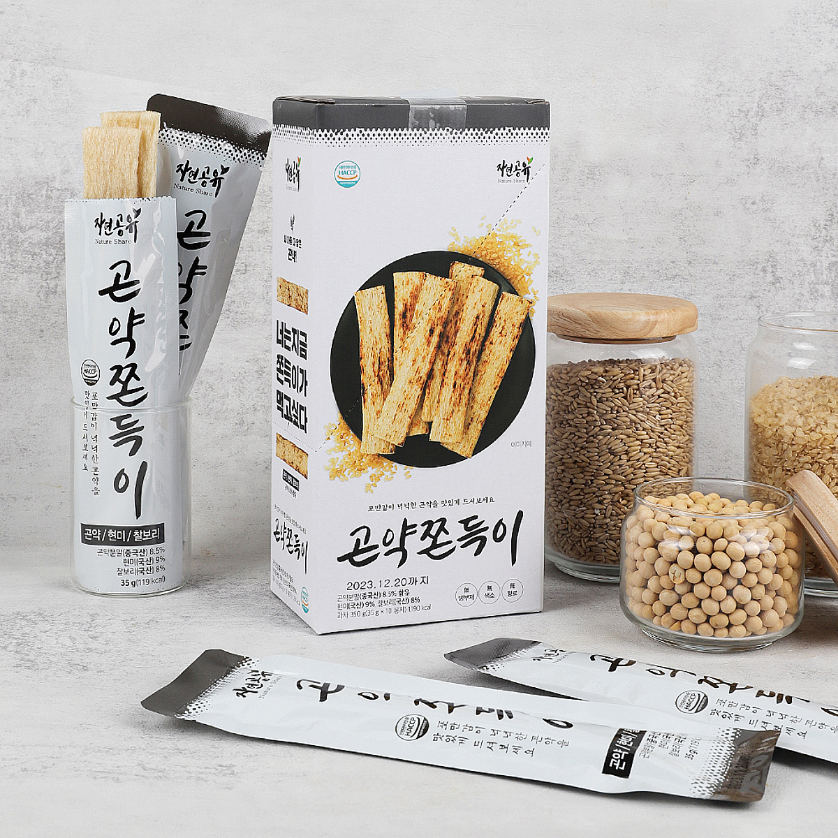 이지텍, '자연공유 곤약쫀득이' 이마트24 입점 - 뉴스 썸네일 이미지