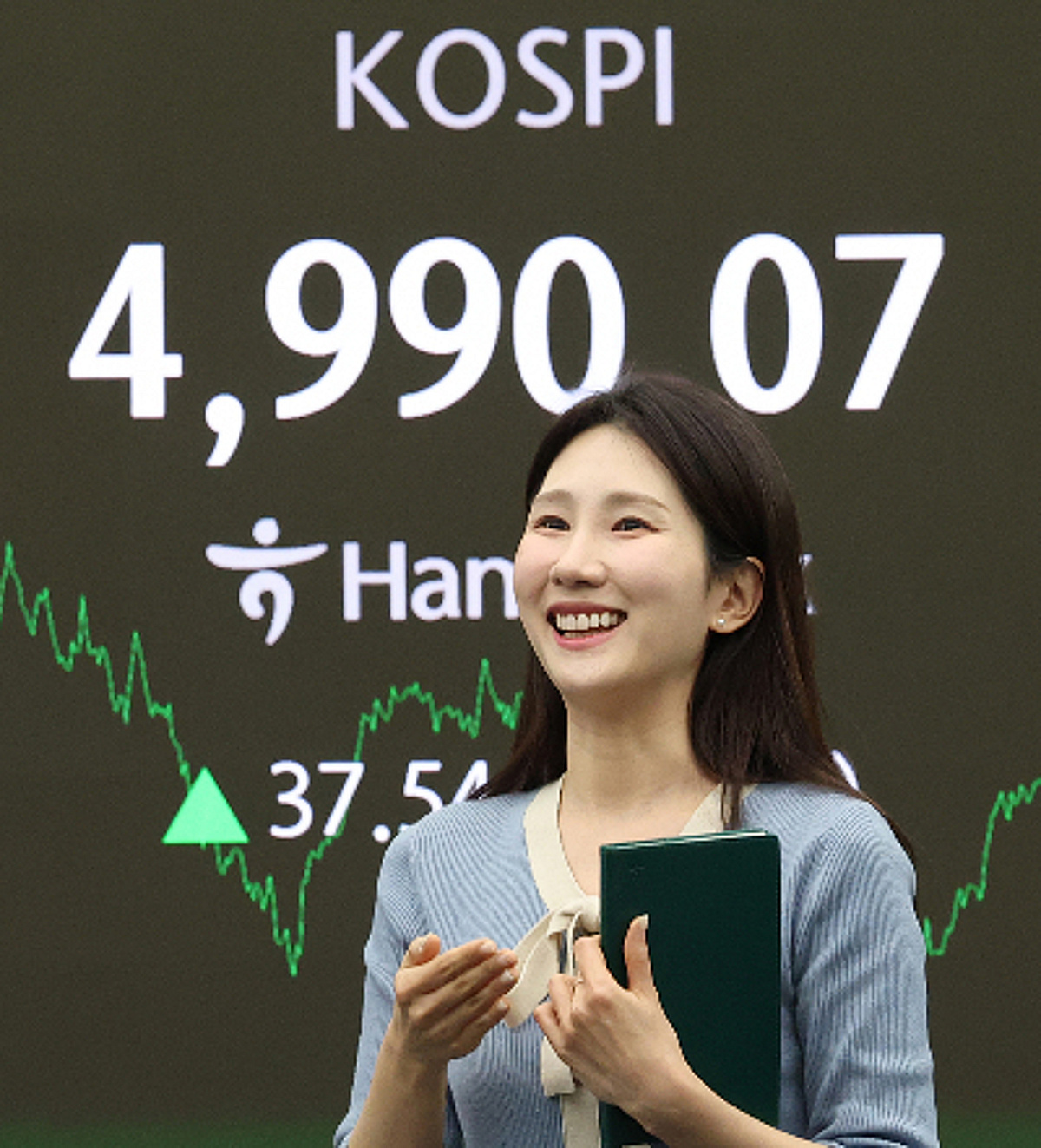 코스피, 5000 안착은 '아직'…코스닥 1000 눈앞 마감