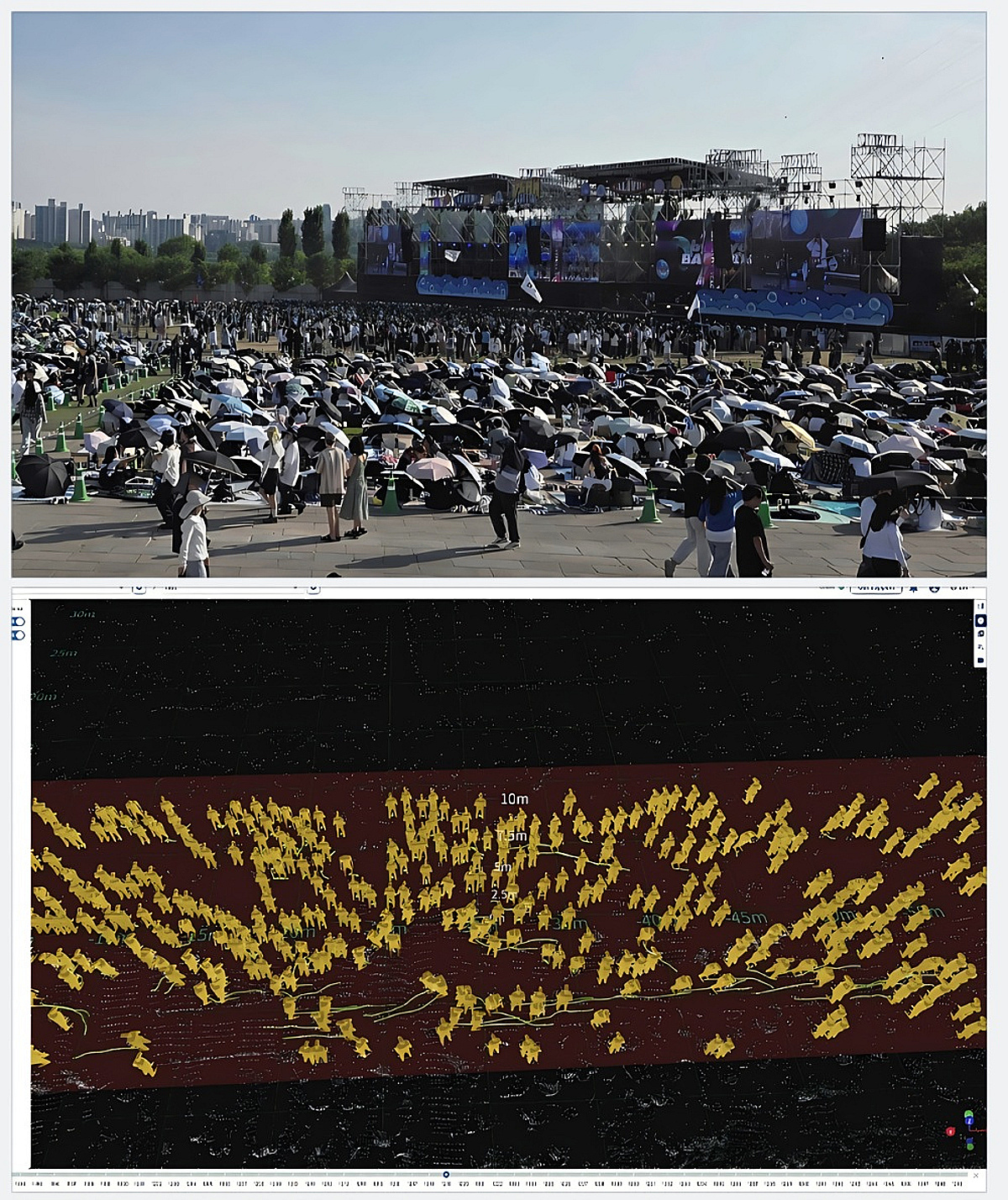 "군중밀집 예측 정확도 95%"...뷰런테크놀로지, 한강서 기술검증 - 뉴스 썸네일 이미지