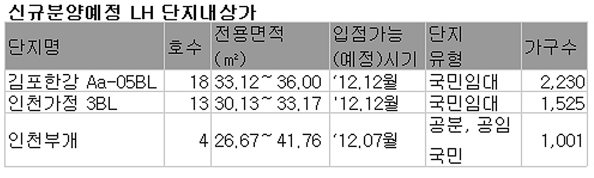 대표적 수익형부동산, LH 단지내상가 잡아볼까 - 머니투데이