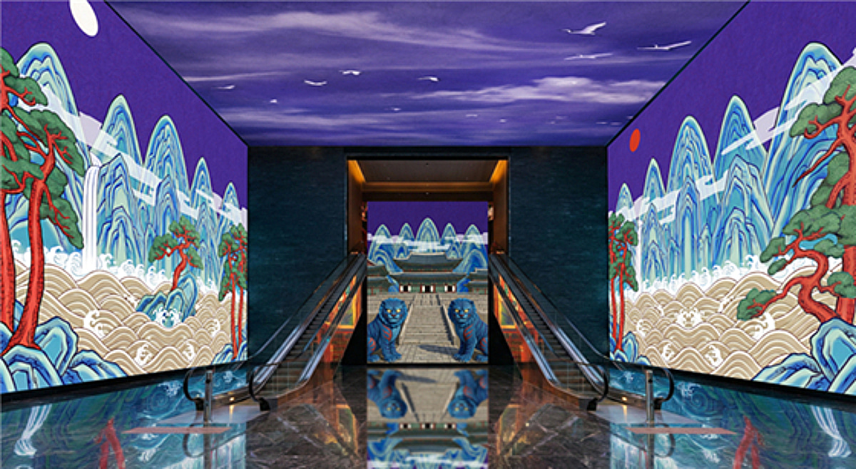 스튜디오메타케이, '일월오봉도' 재해석한 AI 미디어아트 선봬 - 뉴스 썸네일 이미지