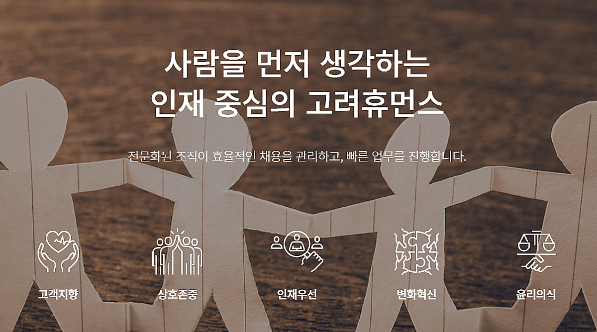 고려휴먼스, '2026 브랜드 고객충성도 대상' 아웃소싱 부문 수상