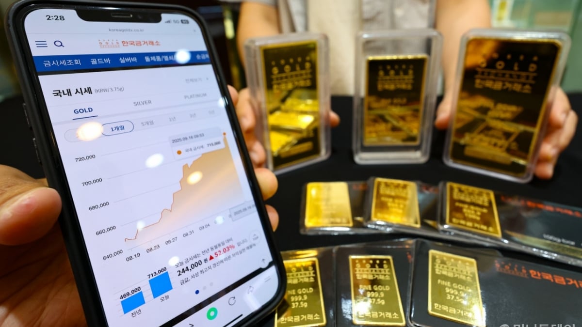 금값 1g당 17만원 넘었다…국내 금 현물 가격도 사상 최고치 - 머니투데이