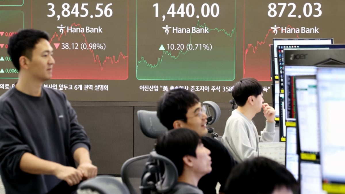 3900 터치했지만, 환율 급등에 뒷걸음질…롤러코스터 코스피 - 머니투데이