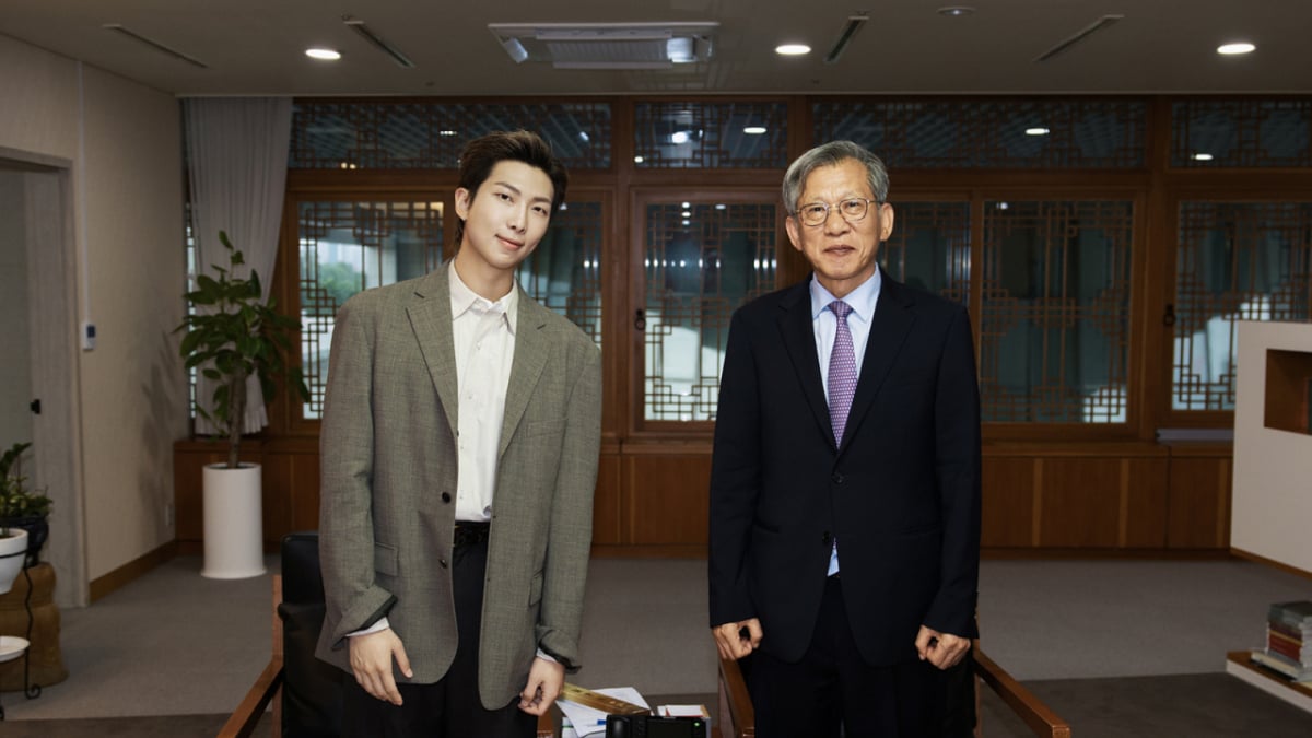 Artists Spotlighted by BTS's RM Gather with Curators from Around the World