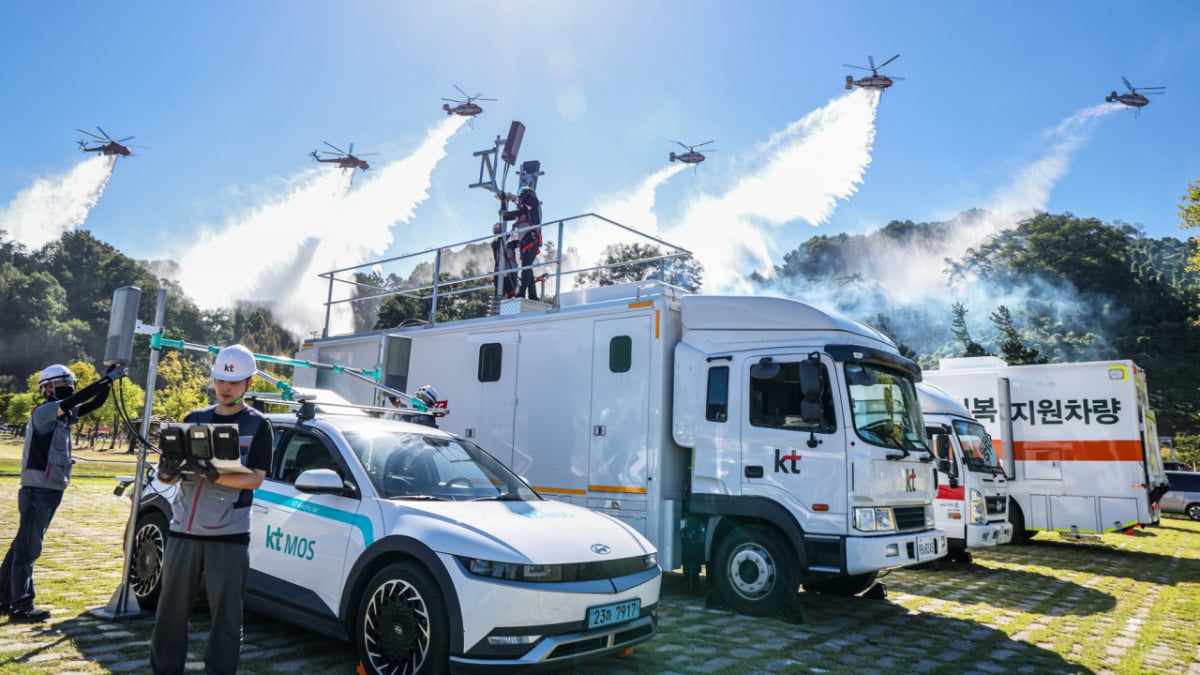 KT Inspects Disaster Communication Response System in Preparation for Autumn Wildfires