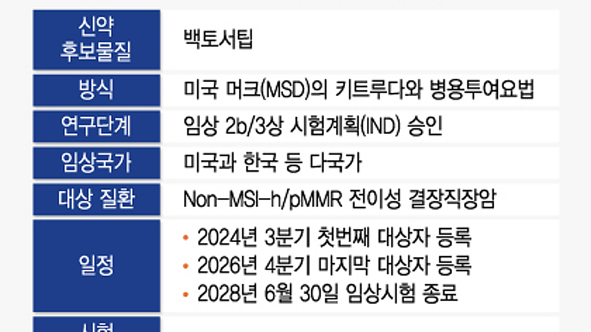 메드팩토, 숙원 대장암 3상 美 FDA 승인…반등 실마리 풀었다 - 머니투데이