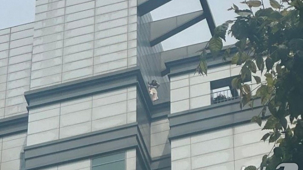 강남역 빌딩서 아찔…