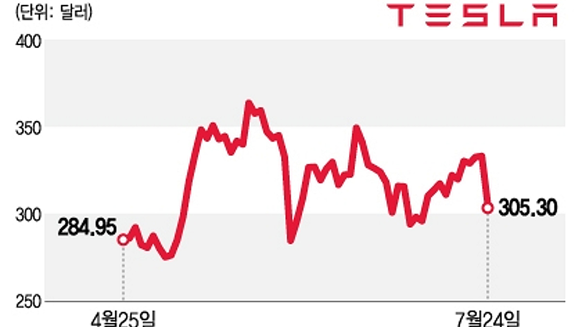 테슬라, 애널리스트 호평도 많았는데…실적 발표 후 주가 급락 왜?[오미주] - 머니투데이