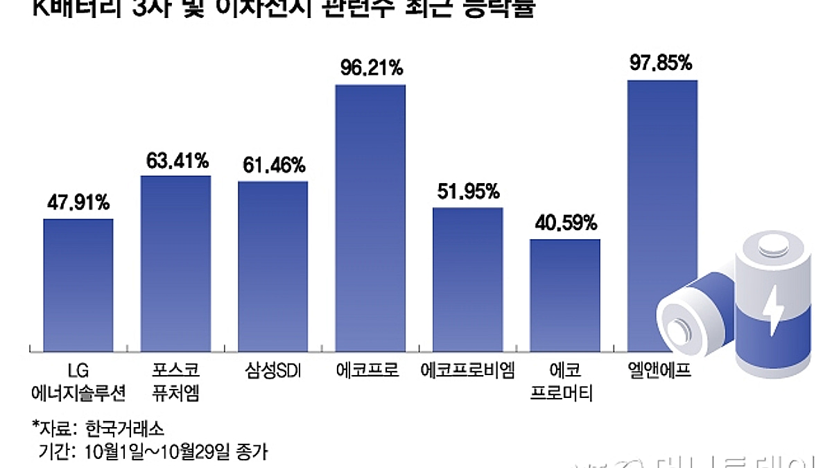 북미 수요에 이차전지 랠리… 전망은 엇갈려 - 머니투데이