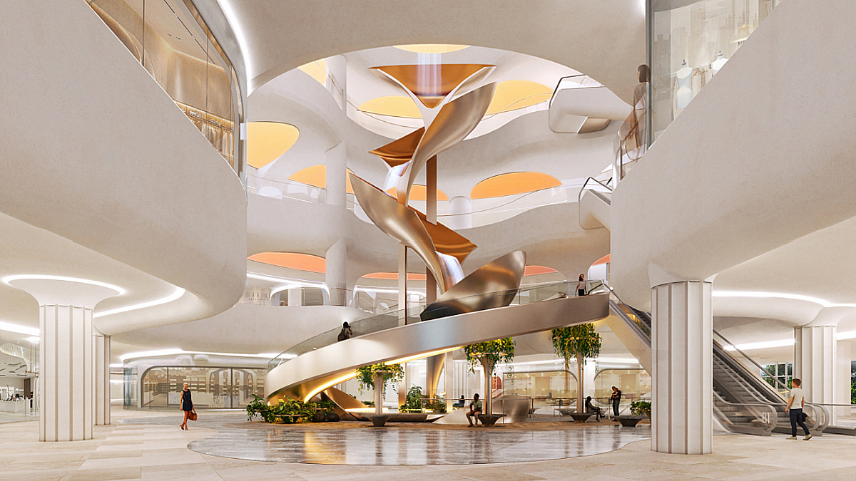 서부티엔디, 대형 복합개발 본격화… 복합쇼핑몰 인테리어 공개 - 머니투데이